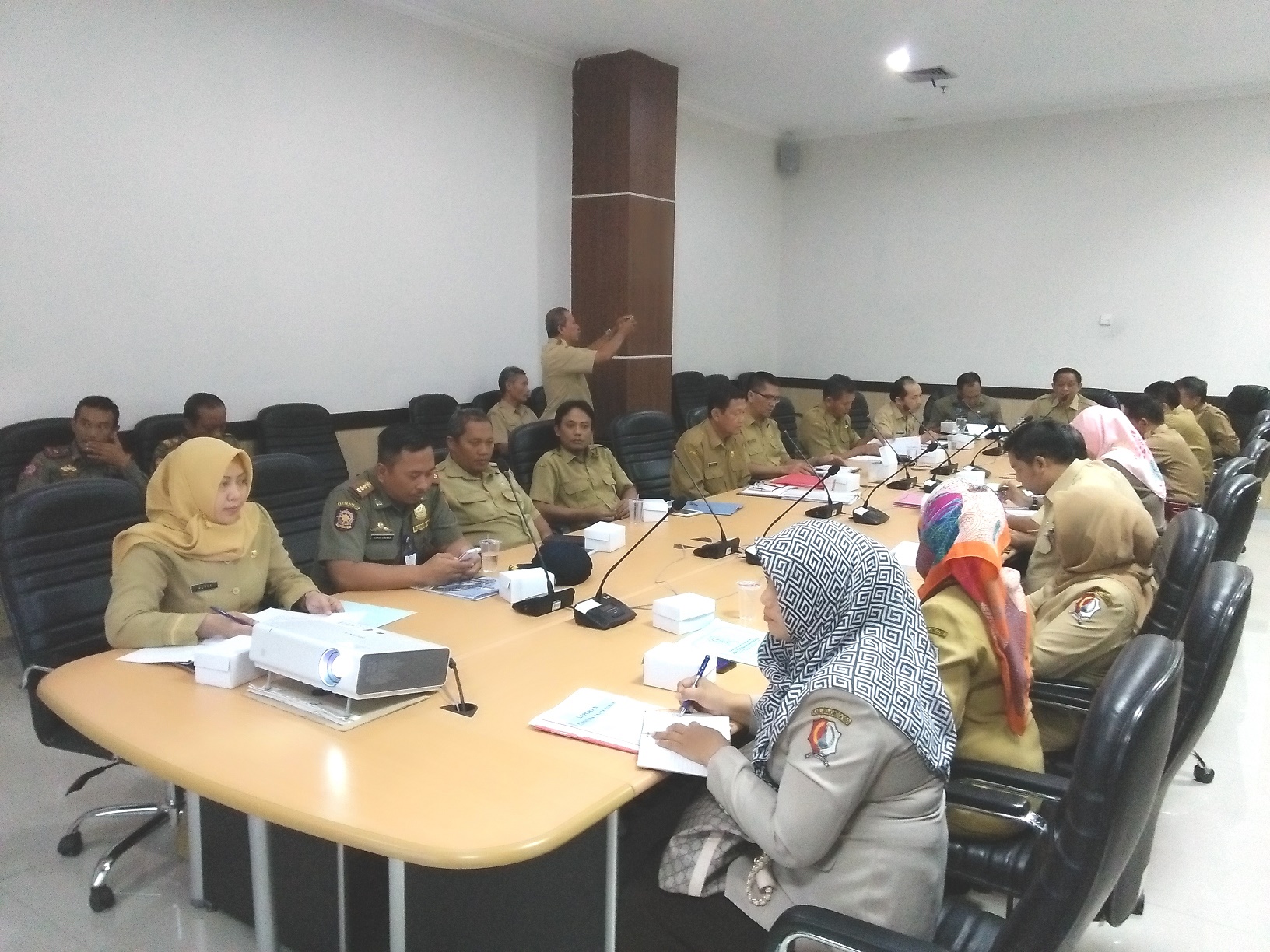 Rakor Evaluasi Semester I Penggunaan DBHCHT TA. 2018