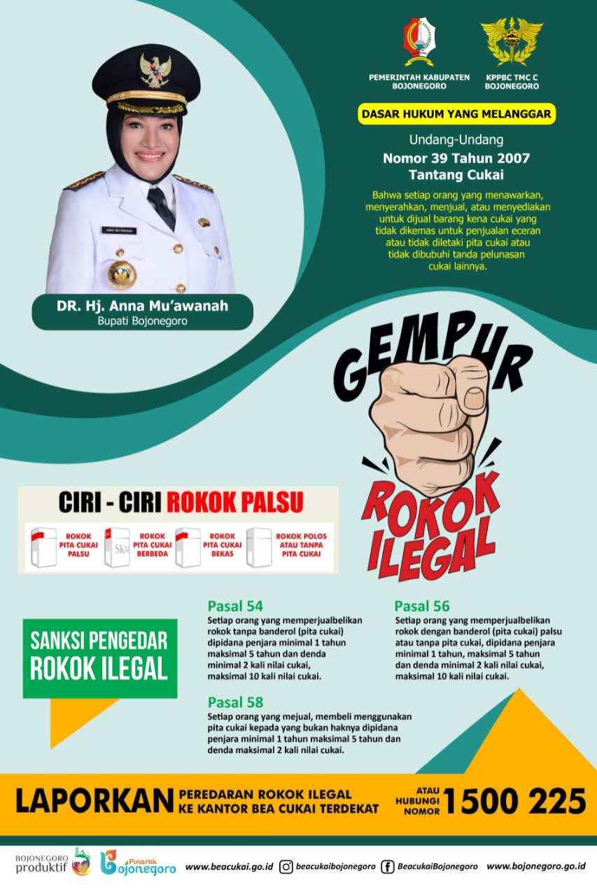 Sosialisasi DBHCHT melalui Baleho
