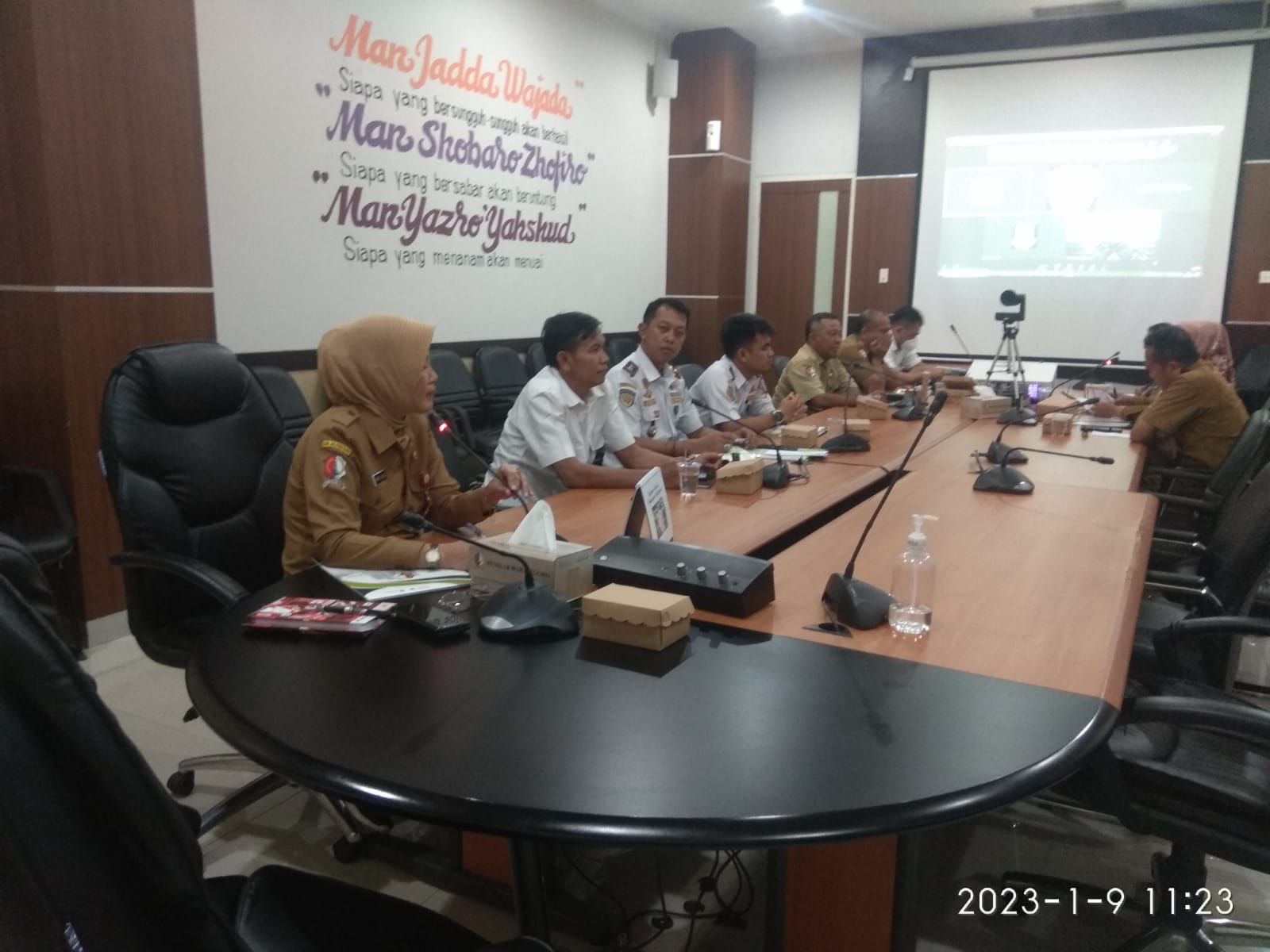 Zoom Meeting dan Rakor Pengendalian Inflasi