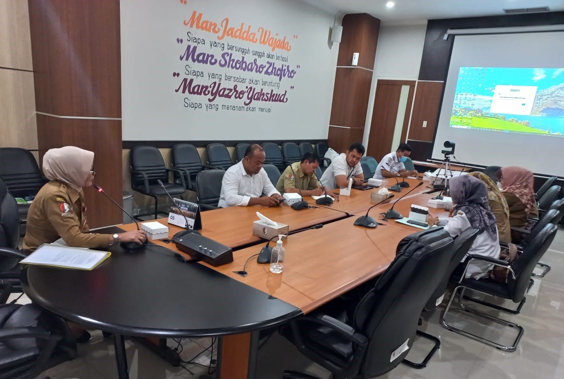 Zoom Meeting dan Rakor Evaluasi Pengendalian Inflasi