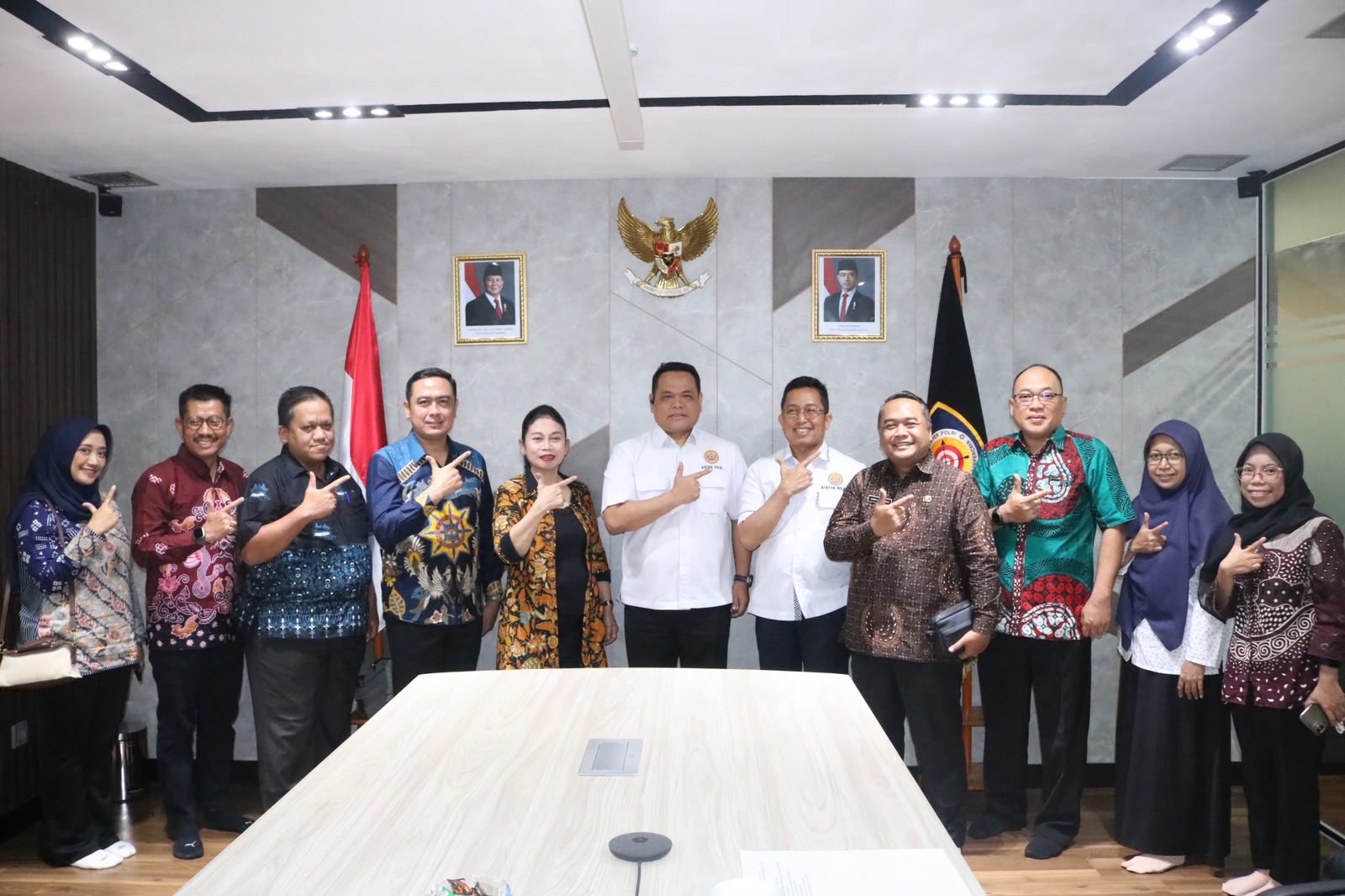 Koordinasi bersama Karobinkar SSDM Polri
