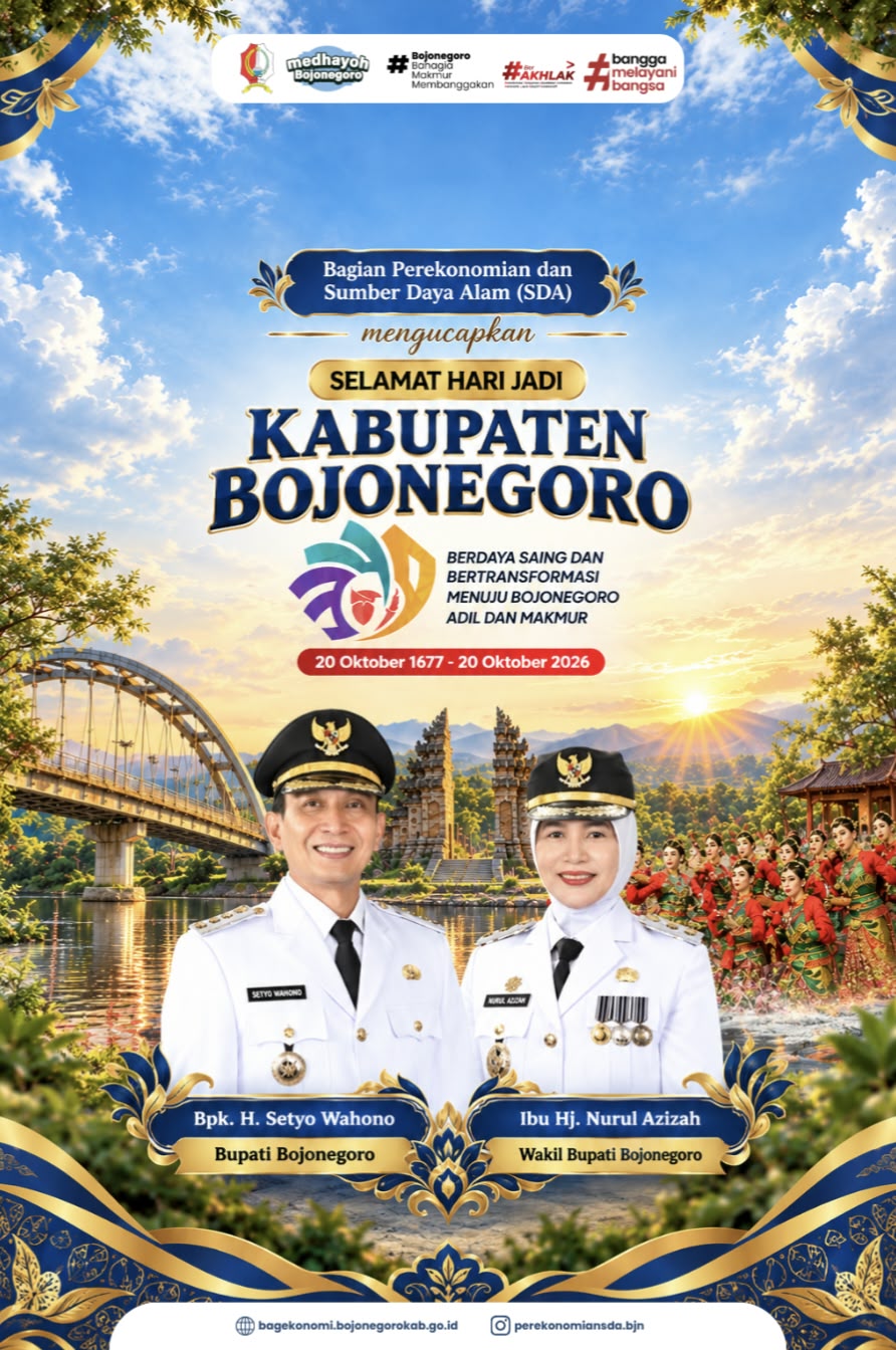 Selamat Hari Jadi Kabupaten Bojonegoro ke 349