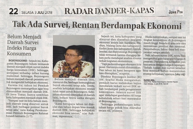 Tak Ada Survei, Rentan Berdampak Ekonomi