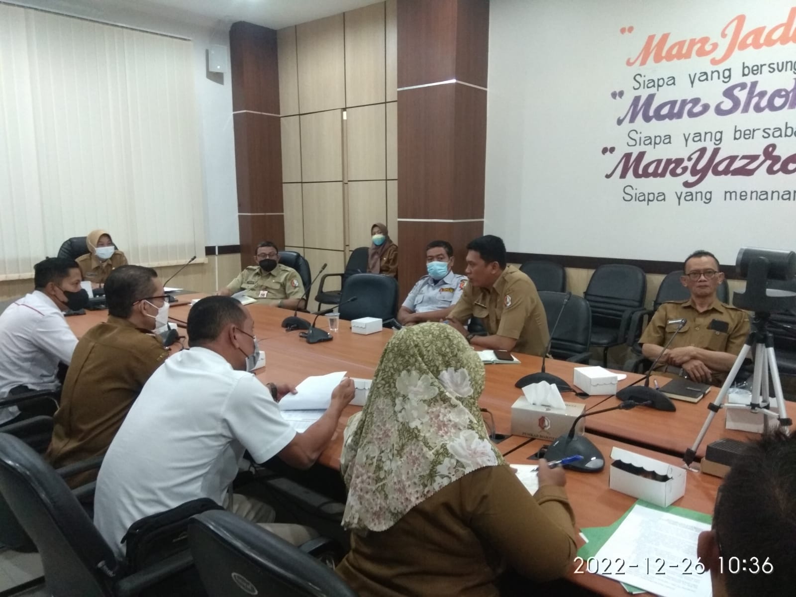 Zoom Meeting dan Rakor Pengendalian Inflasi