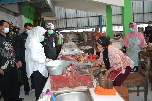 Pemantauan Harga Daging Menjelang Tahun Baru 2021