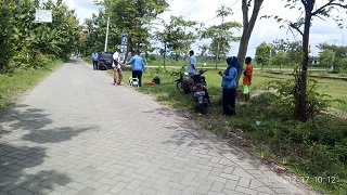 Suvey pencarian titik sumber air dengan Geolistrik