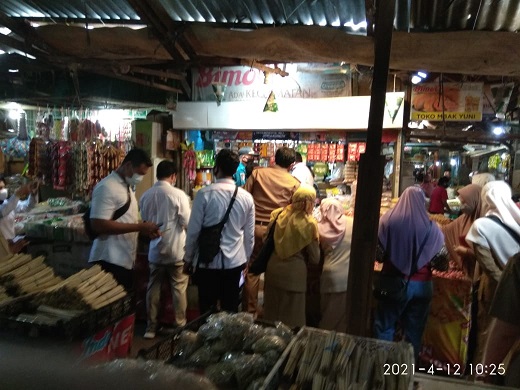 Satgas Pangan Sidak Pasar Kota 12 Apil 2021